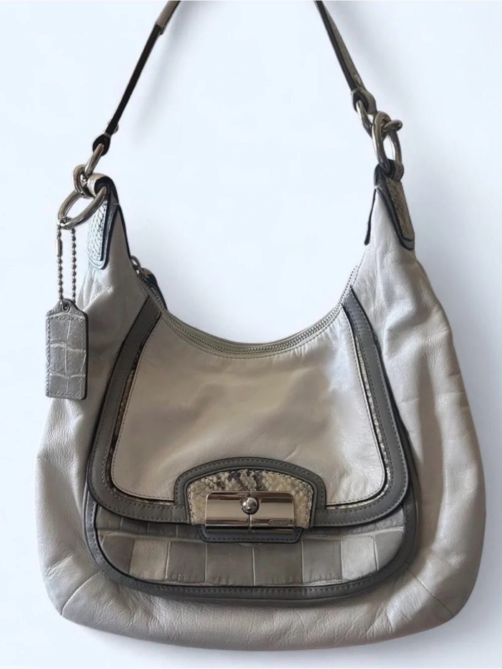 Coach Kristin Spectator Leather Hobo Bag 19310